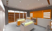 Hochwertige Handyhüllen-Vitrine Maßgefertigter Telefon-Präsentationsständer LED-Beleuchtung Modernes Design Anpassbare Mobilfunkshop-Theke