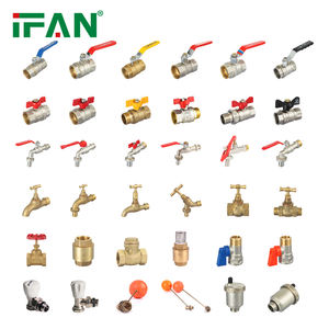 Ifano fabbrica OEM valvola in ottone campione gratuito in ottone per 1/4 ''-4'' filo manuale per uso dell'acqua valvola a sfera in ottone - Product Image 1