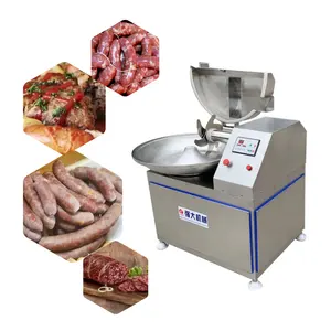 Qiangda personnalisé céleri Haché broyage production coupe bol de viande mélangeur viande bol cutter chopper machine coupeur de viande bowl