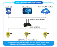 GPS Tracking Fuel Liquid Remote 4G LoRa Alarme sans fil Capteur de niveau de réservoir d'eau Système de surveillance