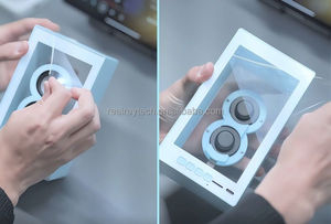 Haut-parleur transparent avec lumières RVB basses basses mini haut-parleur Bluetooth sans fil de haute qualité - Product Image 4