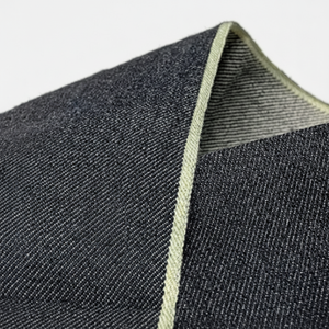 Dark Blue <b>Grey</b> Raw Vintage Men's Jeans Heavy Weight Traditional Cotton Polyester Denim <b>Fabric</b> Yarn Dyed Twill for - Product Image 1