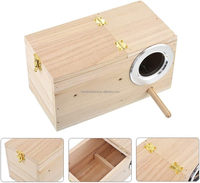 Taille personnalisée en gros coffrets cadeaux de nid de pigeon non finis cage d'élevage et boîte d'emballage de nid de pigeon d'oiseau