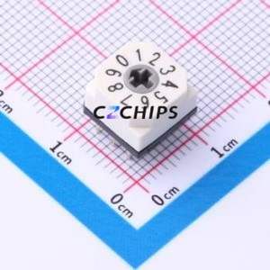 PDR-10 Rotary Encoder Switch Through hole Component (THT) Switch 10 True Code - Product Image 1