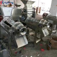 Commerciële citroen-ananas fruitsapverwerkingsmachine gemberpers met pomp 304 roestvrij staal hoge capaciteit