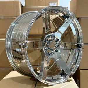 גלגלי סגסוגת מחושלים Chrome TE37 בגדלים 17 18 19 20 אינץ' 5X120 5X112 5X114.3 חישוקים עבור ב.מ.וו מרצדס אאודי פורשה סובארו מאזדה - Product Image 2