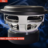 Caisson de basses pour voiture 12 pouces Competition Sub RMS 3000W Strong Punch Bass Speaker 12 "6000W Peak SPL Car Subwoofer