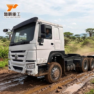 Camión Tractor Sinotruk H0w0 6x4 Económico, Euro2, Cabeza Tractora Mecánica, Bajo Costo <span class=keywords><strong>de</strong></span> Operación para África - Product Image 4