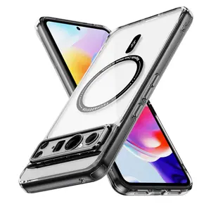 Case Compatible With Google Pixel 8/pixel 8 Pro, Pu Leather Shockproof  Protective Cover With Metal Kickstand