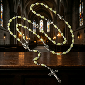 Magnifiques chapelets catholiques avec étui, Israël, Vierge Marie, bijoux en acier, vente en gros, pour souvenir, chapelets catholiques de luxe - Product Image 4