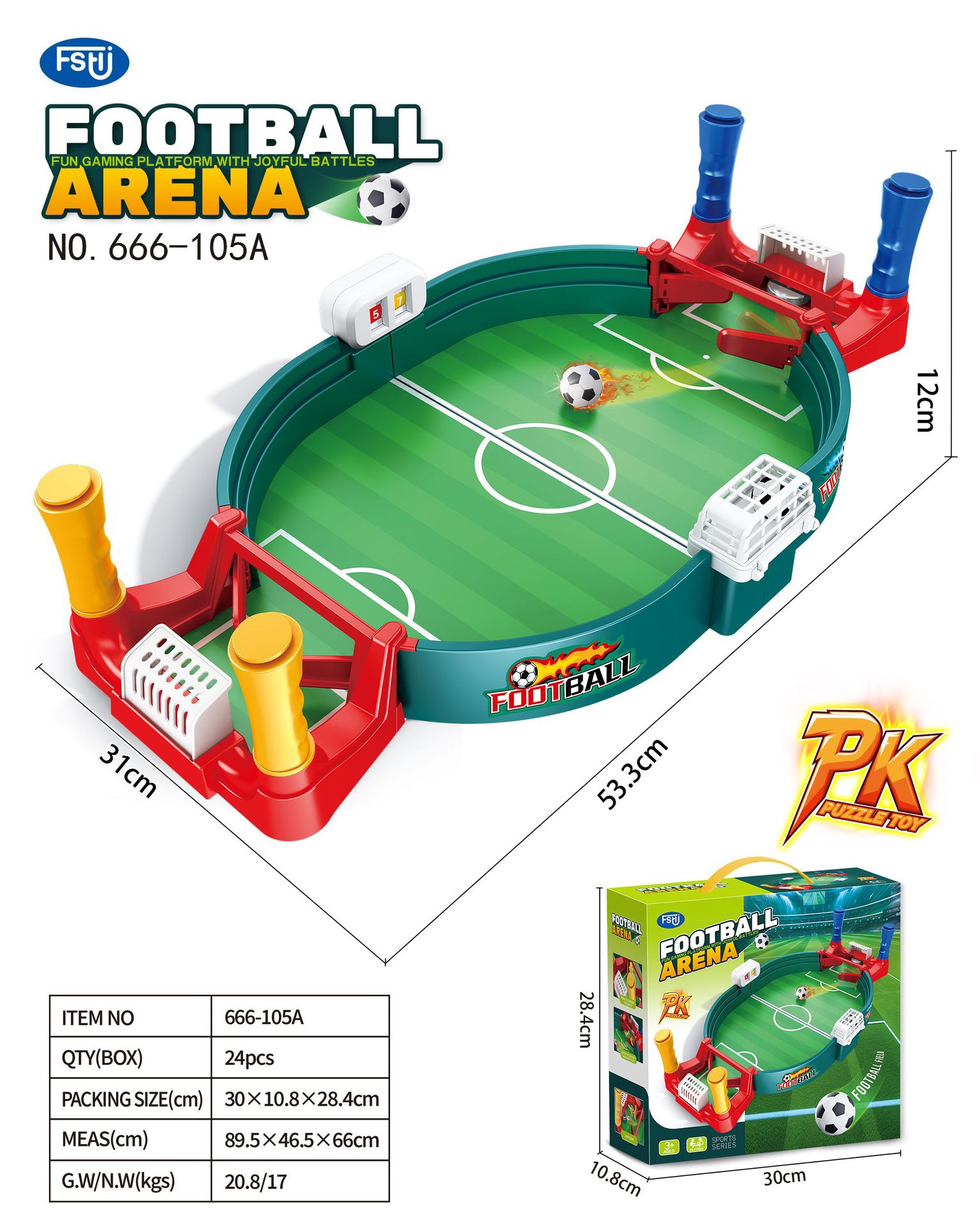 Campo da calcio rotondo 666-105a