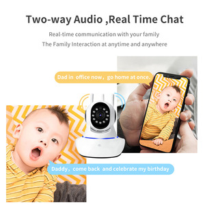 Intérieur De Sécurité Sans Fil WiFi Caméra IP Intelligente <span class=keywords><strong>Nounou</strong></span> Chien Chat Cam avec Vision Nocturne 2 Voies De Détection De Mouvement - Product Image 2
