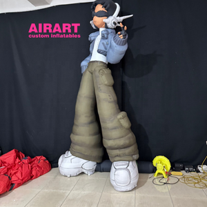 Ballon gonflable <span class=keywords><strong>DJ</strong></span> Garçon pour événements festifs, personnage gonflable cool pour spectacle de groupe et activités commerciales - Product Image 2