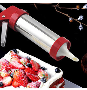 En gros DD1020 Ensemble d'outils décoratifs pour biscuits classiques, comprenant un pistolet de pressage, des disques pochoirs et des emporte-pièces en acier inoxydable pour la pâtisserie - Product Image 6