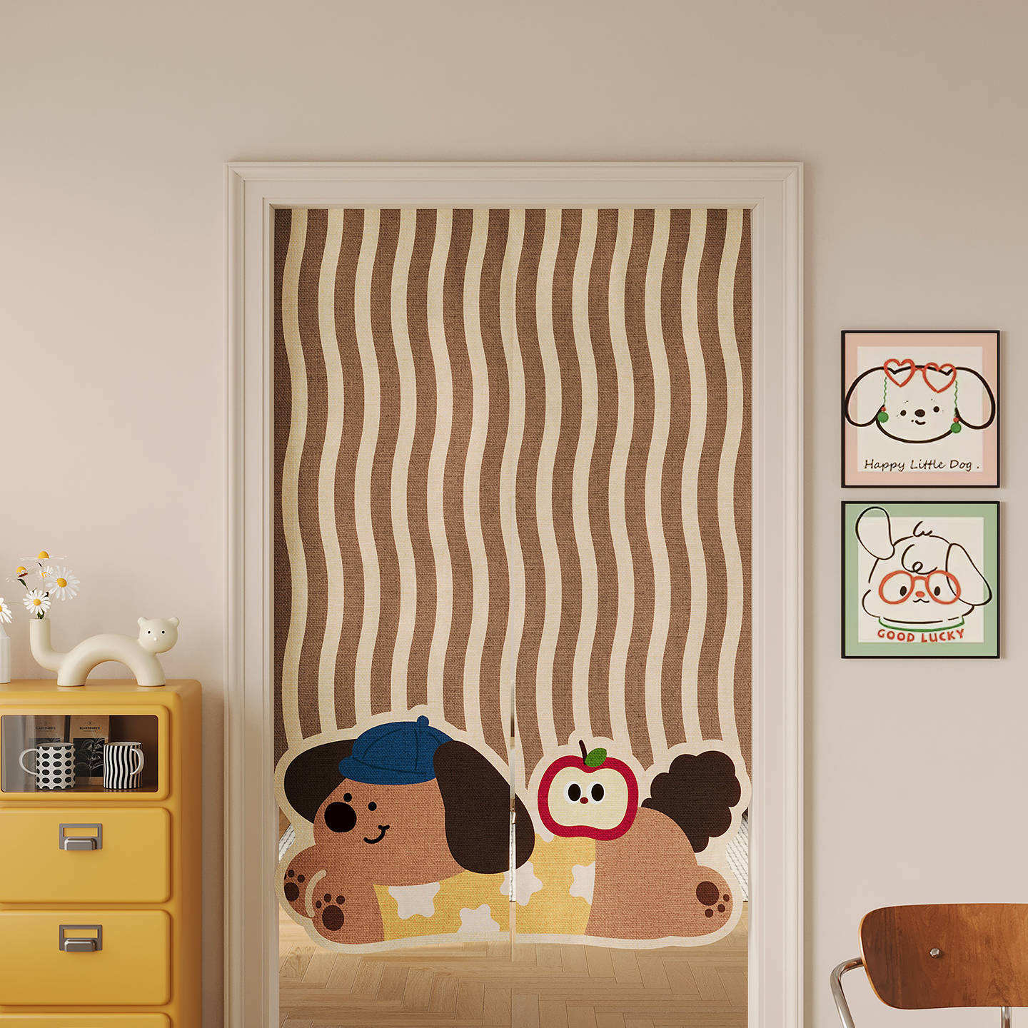 Baseball cap dachshund [Home Decor Item, Adds Atmosphere]