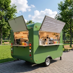 Carrito de Café, Motocicleta para Comida, Camiones de Comida, Remolque de Comida con Cocina Completa, Carrito de Helados, Remolque Móvil, Camión Móvil - Product Image 1