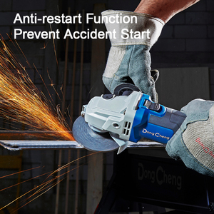 <span class=keywords><strong>Dong</strong></span> <span class=keywords><strong>Cheng</strong></span> 20V Nueva serie Herramientas de amoladora de 4 pulgadas Amoladora angular de potencia sin escobillas inalámbrica de iones de litio recargable 100mm - Product Image 4