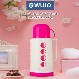 Thermos à café en verre doublé, bon marché, en gros, Yémen, Nigéria, thermos à thé, eau, vide, voyage, flacon en plastique - Product Image 4