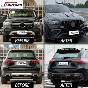 2024 nuevo Kit de carrocería de diseño para Benz W167 <span class=keywords><strong>GLE</strong></span> clase 2020 2021 2022 <span class=keywords><strong>2023</strong></span> 2024 actualización a GLE63 B-Brabus B900 aerokit de fibra de carbono - Product Image 2