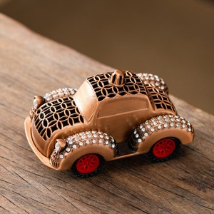MSH Vintage Style Diamond tachonado coche quemador de incienso creativo quemador de incienso para oficina - Product Image 2