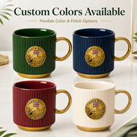 Mug en céramique souvenir du Costa Rica avec motif toucan et volcan, personnalisable, tasse à café en porcelaine, OEM ODM, vente en gros