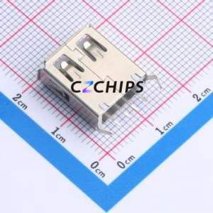 XUDF-0218-0151 USB Connector Through hole Component (THT) Connector Type-A USB 2.0 Female Through Hole - Product Image 2