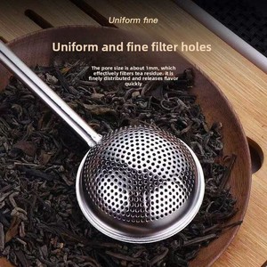 <span class=keywords><strong>Infuseur</strong></span> à thé rétractable créatif et moderne en acier inoxydable 304 avec filtre en maille, origine Chine - Product Image 2