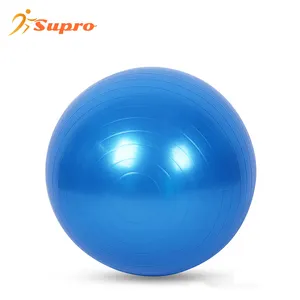 Supro penggunaan rumahan latihan olahraga donat, bola Yoga kebugaran bola Gym Pilates ramah lingkungan 75cm