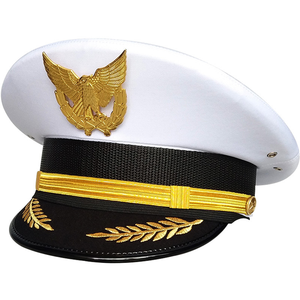 Cappello da Pilota Aviatore con Visiera Larga e Visiera Interna, Formale, per Uso Quotidiano all'Aperto, in Tessuto Traspirante, Unisex - Product Image 4