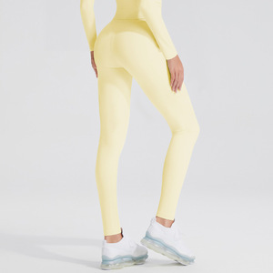 Pantalones de Yoga de Cintura Alta, Transpirables, sin Líneas Incómodas, Ajustados al Abdomen y a la Cadera, para Deportes al Aire Libre y Fitness - Product Image 5