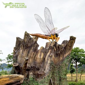 Libellule animatronique géante robotisée qui bouge, modèle d'insecte qui bat des ailes - Product Image 2