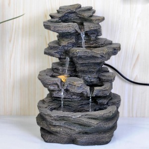 Resina Acqua da giardino in resina fontana con la <span class=keywords><strong>luce</strong></span> del LED - Product Image 4