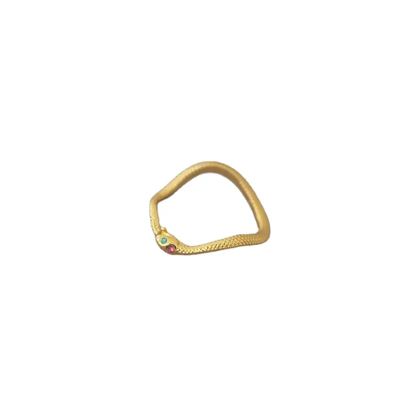 دروبشيبينغ خاتم ذهبي وردي بسيط محب السبابة إصبع الموضة غير يتلاشى الأزياء الكورية المجوهرات R6