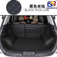 Tapis de coffre de voiture en cuir toutes saisons pour Range Rover Evoque SUV, tapis de chargement de Cangzhou Shengguan en matériau carbone économique