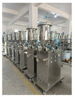 Machine de remplissage semi-automatique à piston pour petites doses, remplisseur de seringues pour crème cosmétique, gel, pâte, matériaux épais à haute viscosité