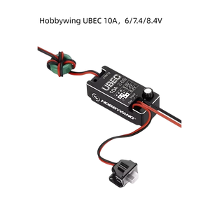 Module régulateur Hobbywing <span class=keywords><strong>UBEC</strong></span> <span class=keywords><strong>10A</strong></span> V2 entièrement étanche en plastique, prend en charge 2-6S 6v 7.4v 8.4v, accessoires pour voitures radiocommandées - Product Image 1