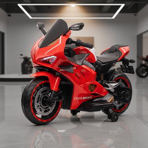 Moto électrique pour enfants, jouet pour enfants, moto à batterie 12V, pour les enfants de <span class=keywords><strong>2</strong></span> à 7 ans, avec musique et lumières - Product Image 1