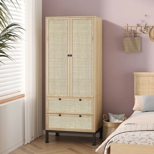 Armoire <span class=keywords><strong>en</strong></span> bois pour vêtements, meubles de chambre à coucher - Product Image 3
