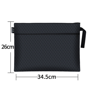 Sac de documents en toile imperméable et durable avec poignée Nouveau design Organisateur Pochette à fermeture éclair pour l'école, le bureau ou la maison - Product Image 4