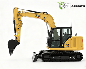 CA-T |   Mini-excavatrice CAT307.5 pour pelle hydraulique sur chenilles Caterpillar - Product Image 3