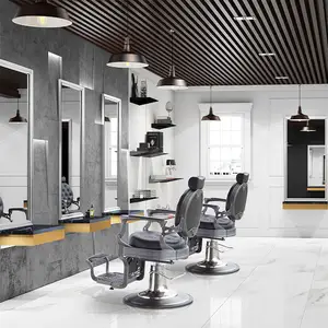 Best Selling Beauty Salon Chair Barber Shampoo Chair Shop Hair Salon Styling Chair Hairdressing Grey For Hair Stylist