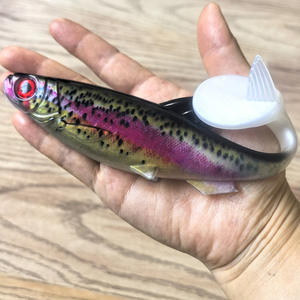 <span class=keywords><strong>Esche</strong></span> da pesca <span class=keywords><strong>esche</strong></span> <span class=keywords><strong>morbide</strong></span> di grandi dimensioni 15cm/24g 20cm/7,87 pollici/56g 3D colori costumi da pesca artificiale - Product Image 5