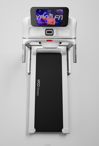 เครื่องเดินวงรีไฟฟ้าพับได้คุณภาพสูง YPOO มาตรฐาน CE สำหรับการออกกำลังกายที่บ้าน รองรับน้ำหนักได้ 100 กก. พร้อมแอป YPOOfit - Product Image 5