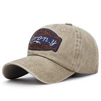 Casquette de baseball personnalisée pour adultes, en coton lavable, avec logo brodé exclusif en forme de bec de canard, protection solaire, design coloré