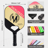 Proveedor OEM ODM de Palas de Pickleball Personalizadas para Proyectos de Forma, Color, Superficie, Logotipo, Empaque y Producción en Masa