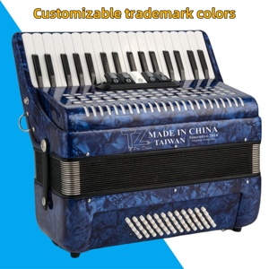 Acordeón Diatónico <span class=keywords><strong>de</strong></span> Madera <span class=keywords><strong>de</strong></span> 60 Bajos con Teclado, Venta Directa <span class=keywords><strong>de</strong></span> Fábrica, en Varios Colores - Product Image 4