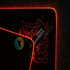 Tappetino per <span class=keywords><strong>Mouse</strong></span> Luminoso Personalizzato RGB con Controllo Vocale, Poggiapolsi, Ricarica Wireless, Effetto Luminoso e Logo - Product Image 3