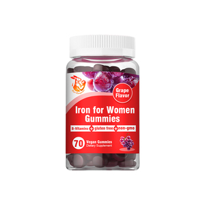 Gomitas de Hierro para Mujeres al por Mayor OEM con Vitamina B6 y B12, Mejoran la Inmunidad General, Suplemento para Mujeres - Product Image 1