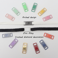 Boucles de chaussures en métal personnalisées en gros, alliage de zinc, breloques de décoration pour lacets FASTLACES