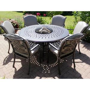 โต๊ะ<span class=keywords><strong>บาร์บีคิว</strong></span>สำหรับโรงแรมร้านอาหารรีสอร์ทสวนแบบวิลล่าปิกนิกกลางแจ้งแคมป์รับประทานอาหาร - Product Image 4